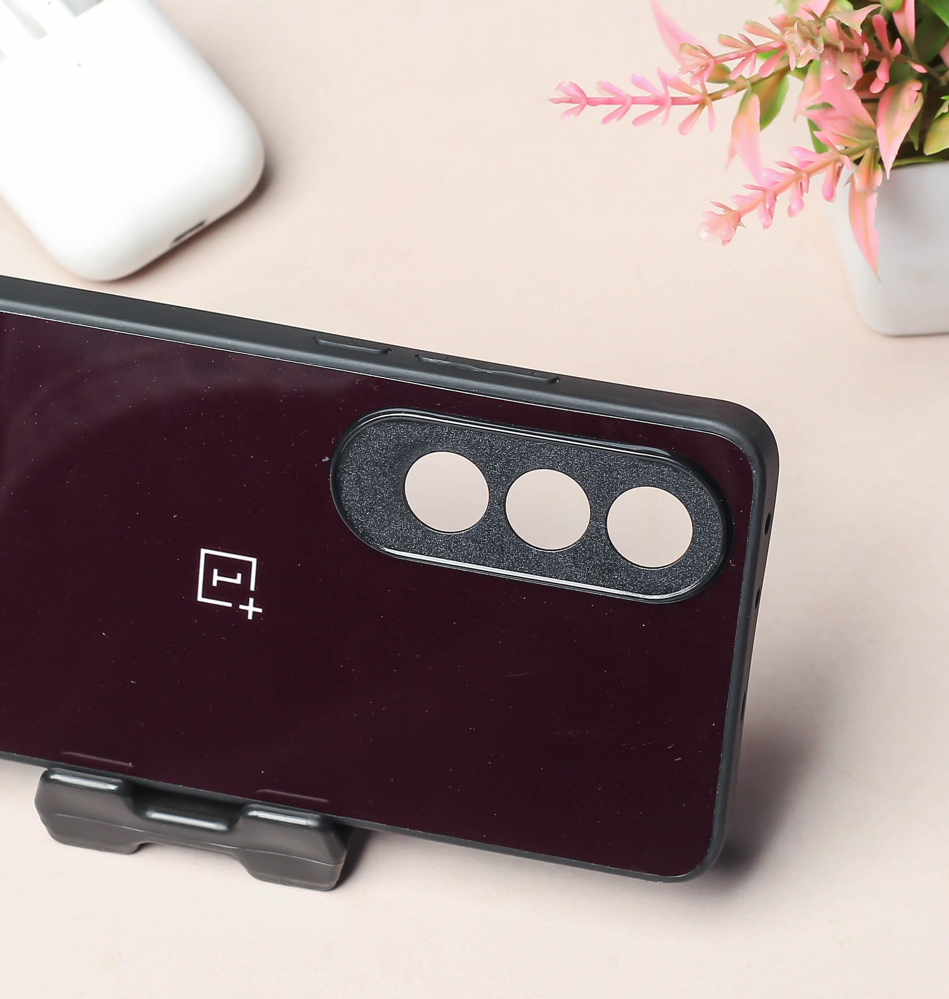 Black metal back case for OnePlus Nord CE 4