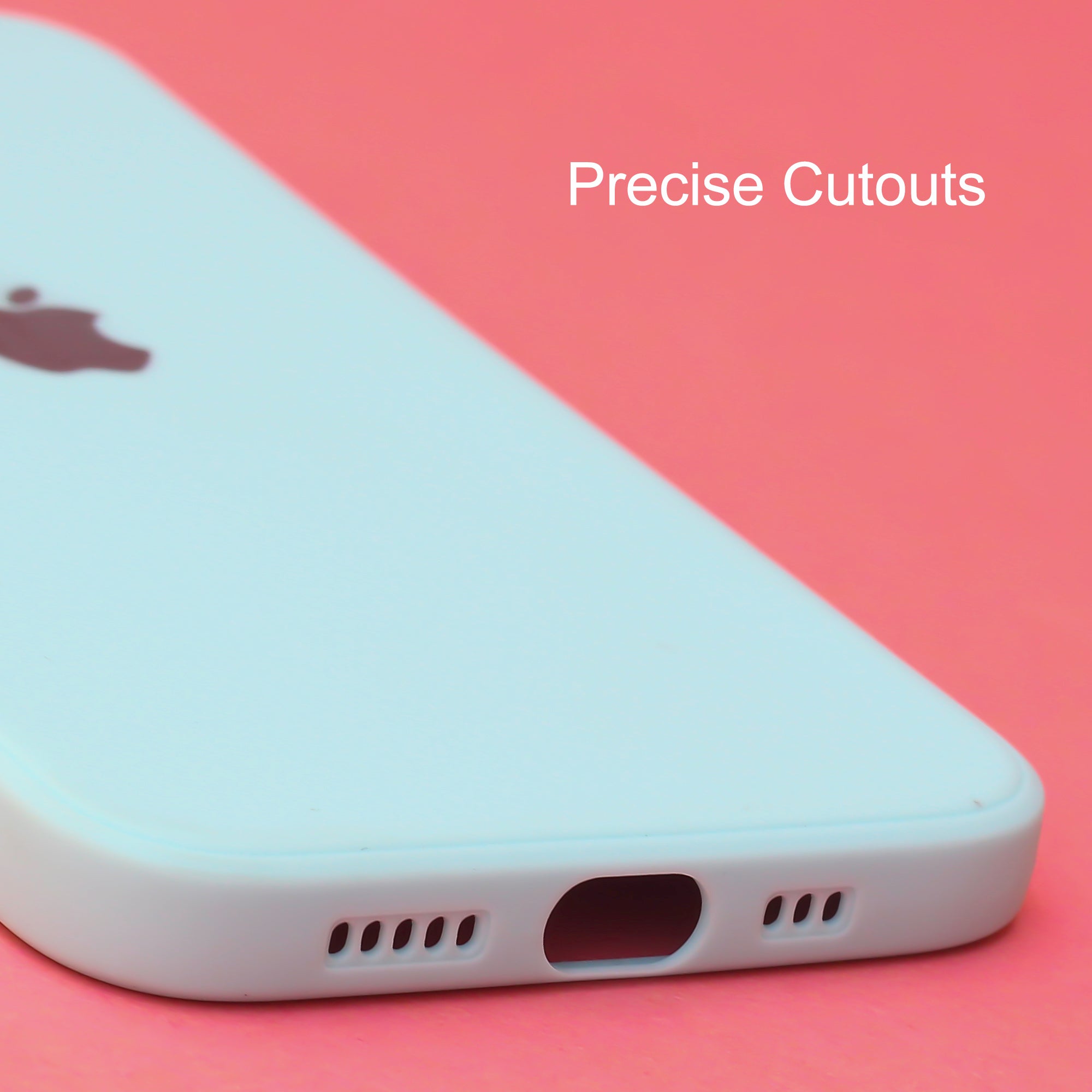 Light Blue Candy Silicone Case for Apple iphone 13