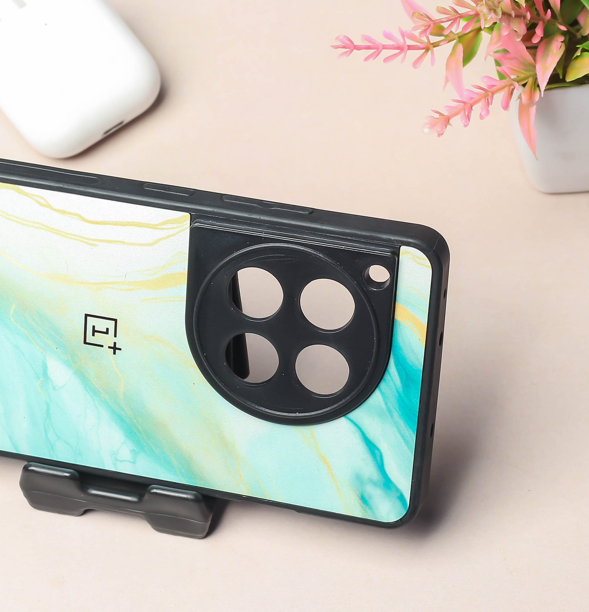 Green Luxe Marble metal back case for OnePlus 11R