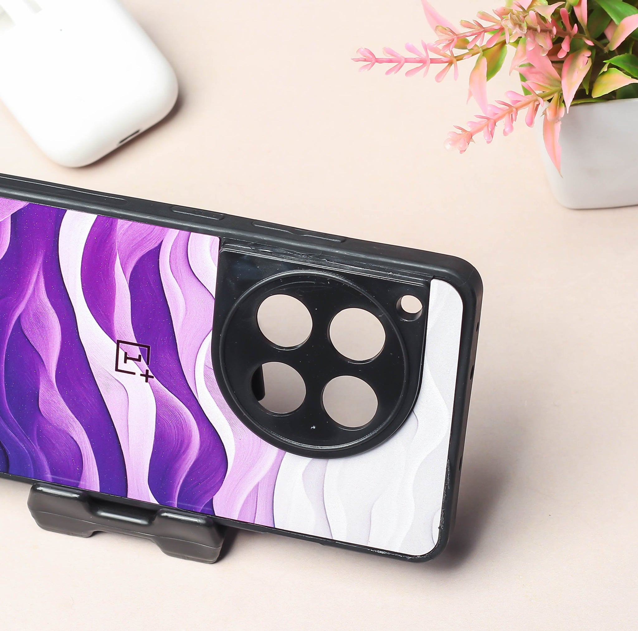 Purple Crest metal back case for OnePlus 12R