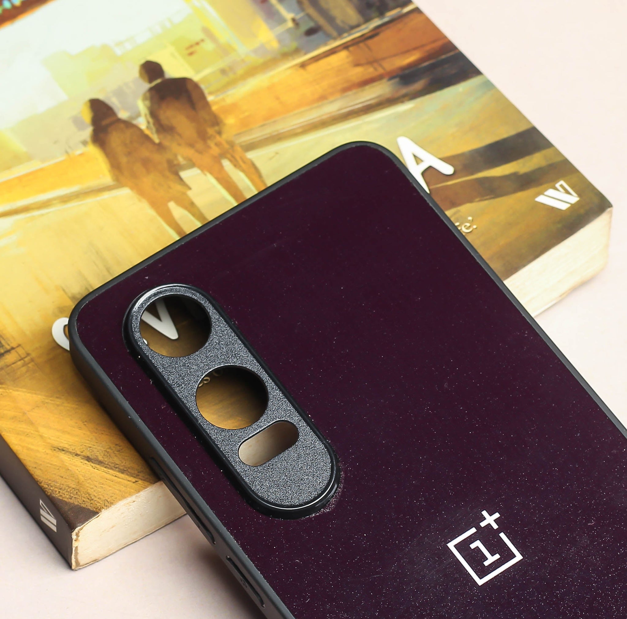 Black metal back case for OnePlus Nord CE 4 Lite