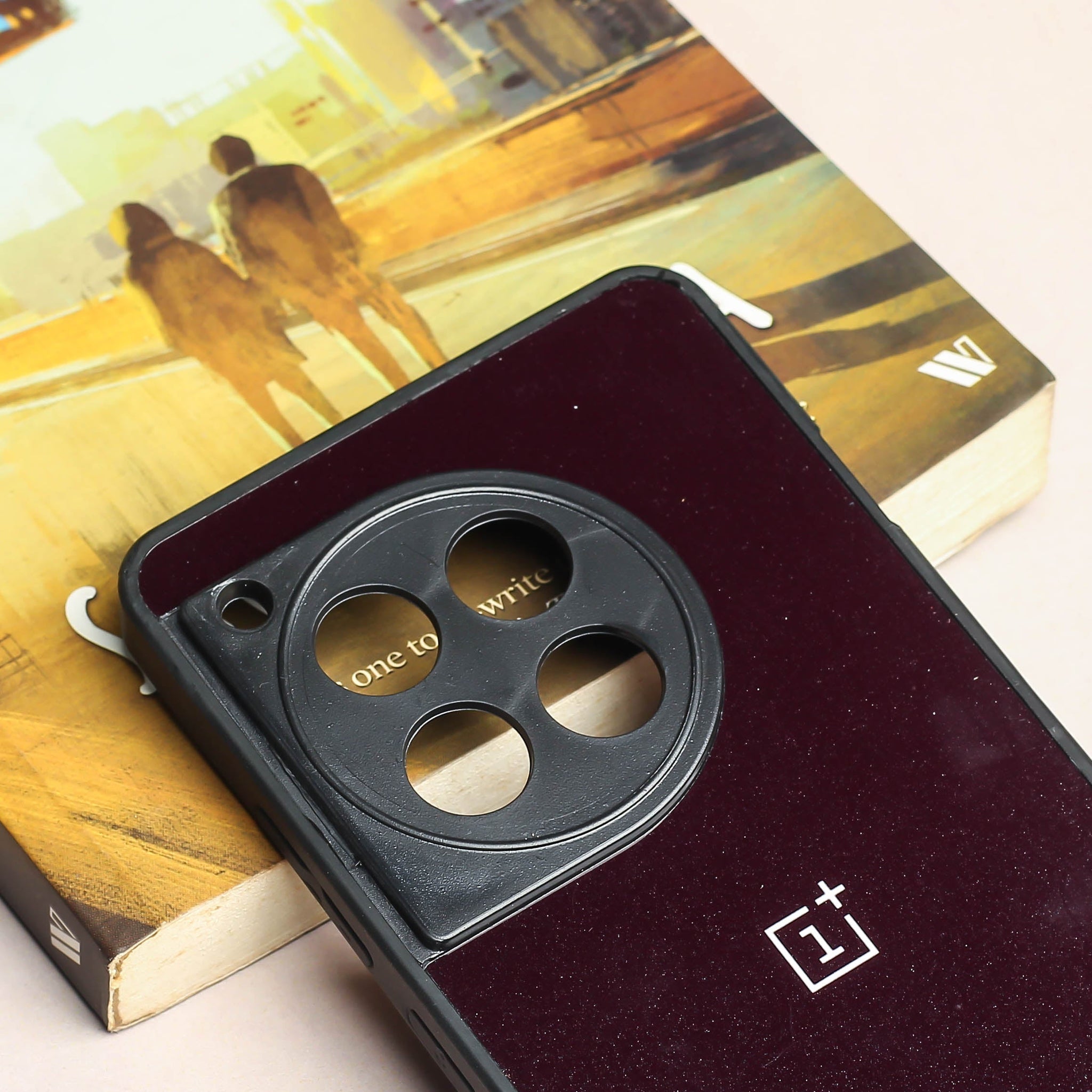 Black metal back case for OnePlus 11R