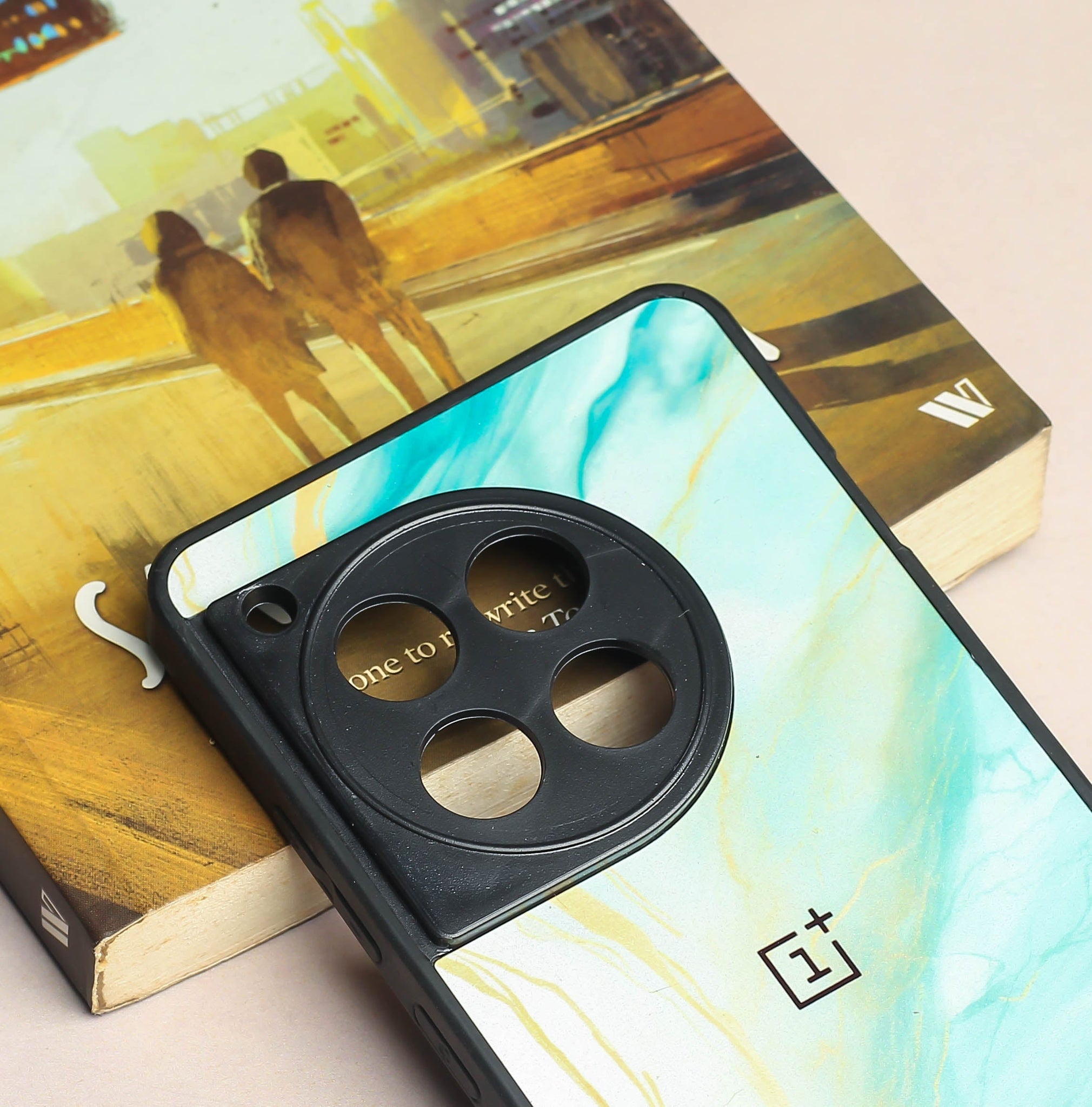 Green Luxe Marble metal back case for OnePlus 11R