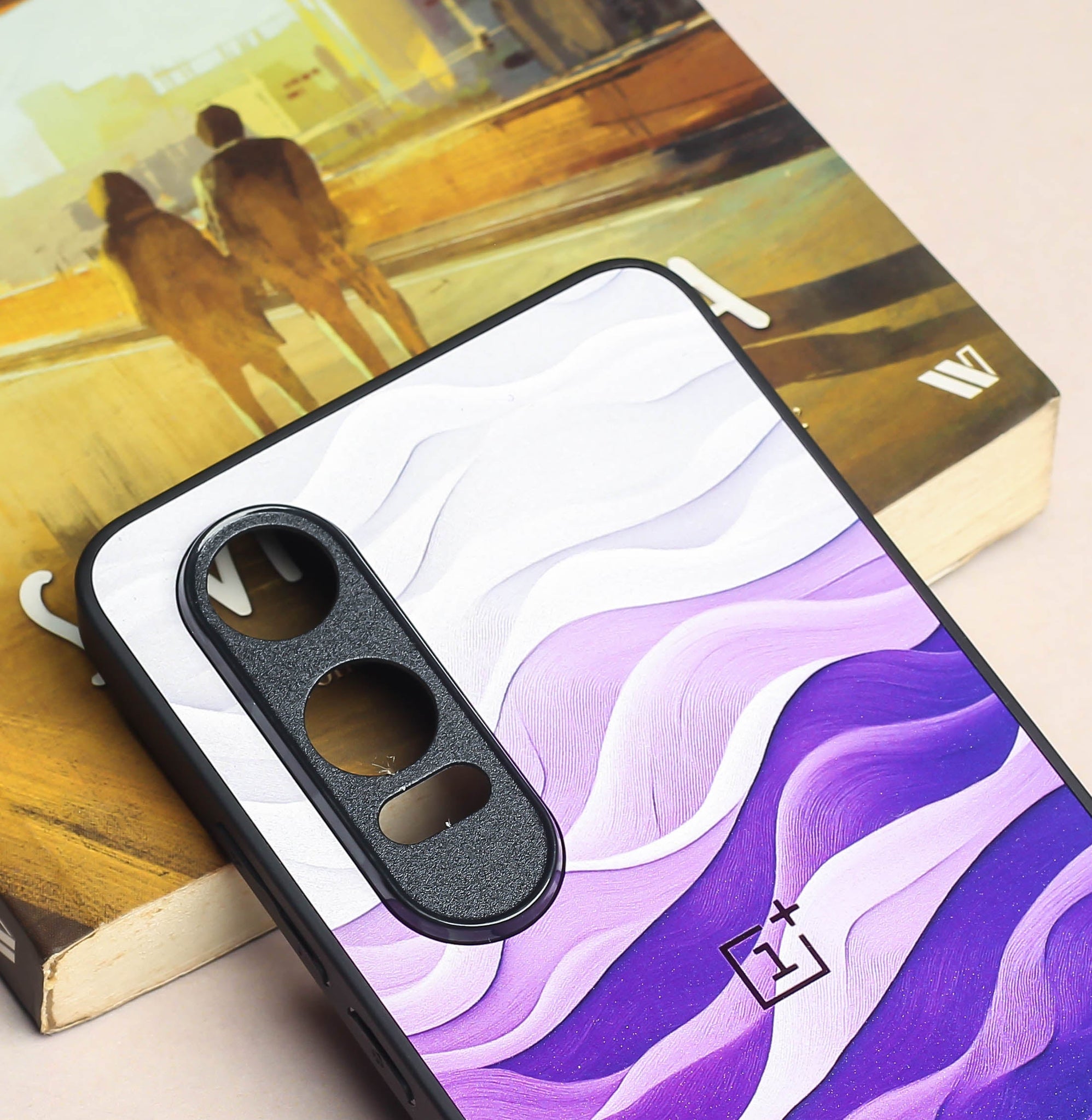 Purple Crest metal back case for OnePlus Nord CE 4 Lite