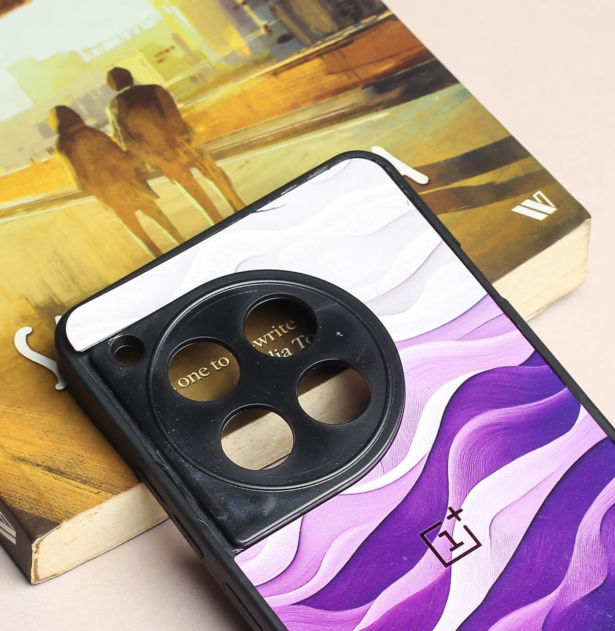 Purple Crest metal back case for OnePlus 12R