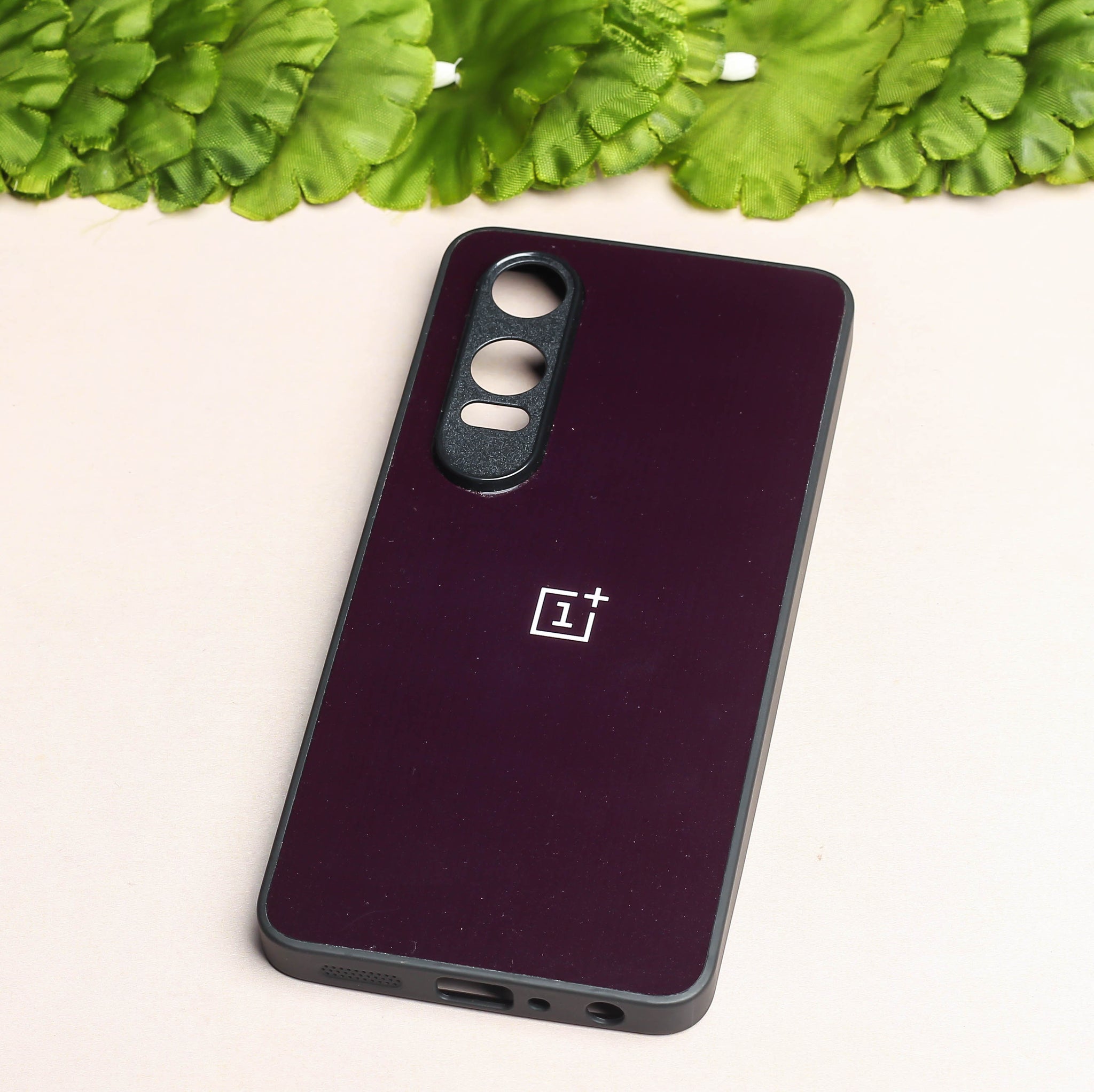 Black metal back case for OnePlus Nord CE 4 Lite