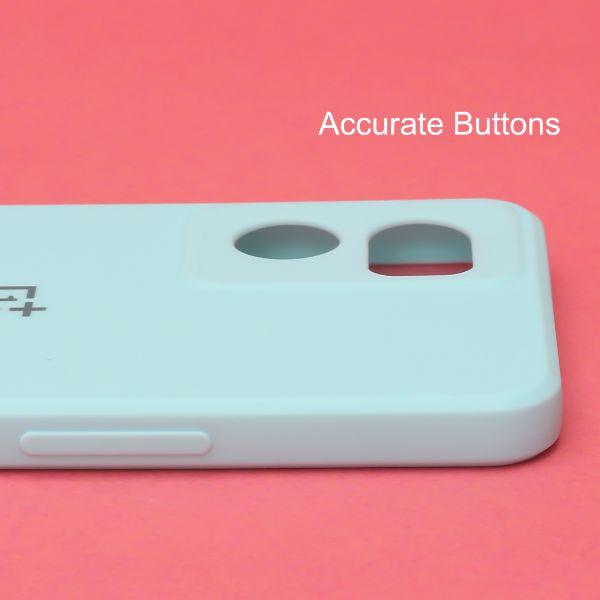 Light Blue Camera Original Silicone Case for Oneplus Nord CE 2