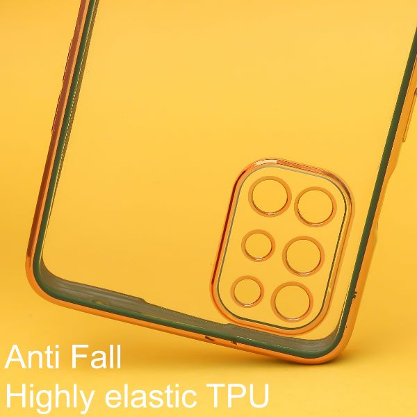 Dark Green Electroplated Transparent Case for Oneplus 8T