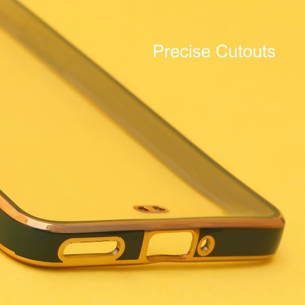 Dark Green Electroplated Transparent Case for Oneplus 8T