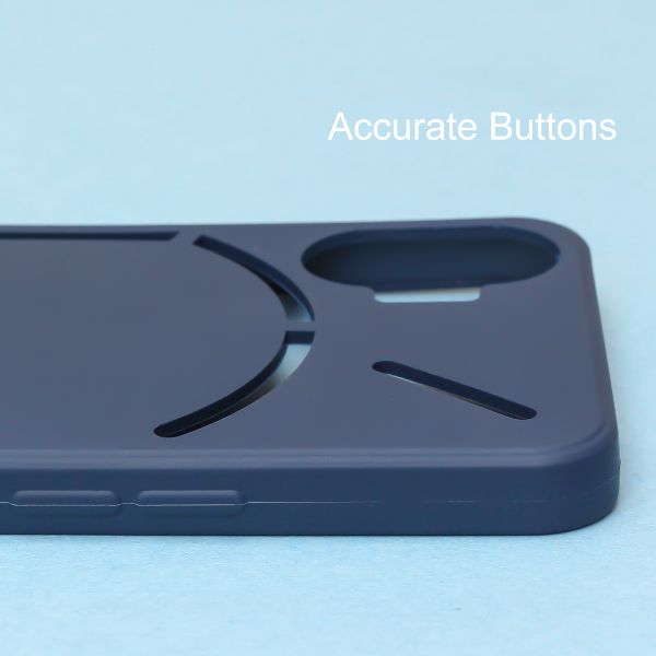 Dark Blue Candy Silicone Case for Nothing Phone 2