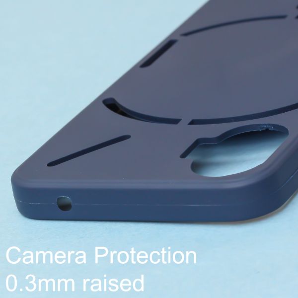 Dark Blue Candy Silicone Case for Nothing Phone 2