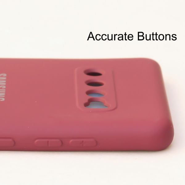 Mehroon Original Camera Silicone Case for Samsung S10 plus