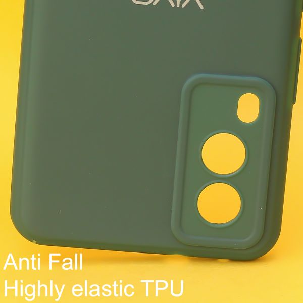 Dark Green candy  Silicone Case for Vivo V21E