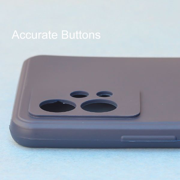 Dark Blue  Candy Silicone Case for Vivo T1 5G