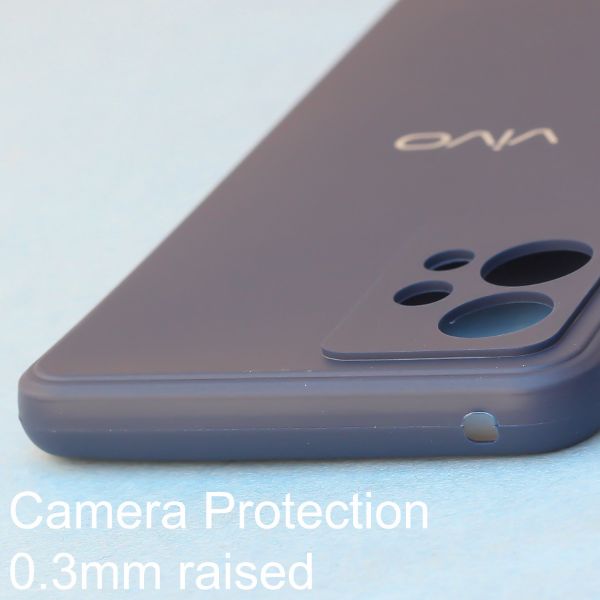 Dark Blue  Candy Silicone Case for Vivo T1 5G