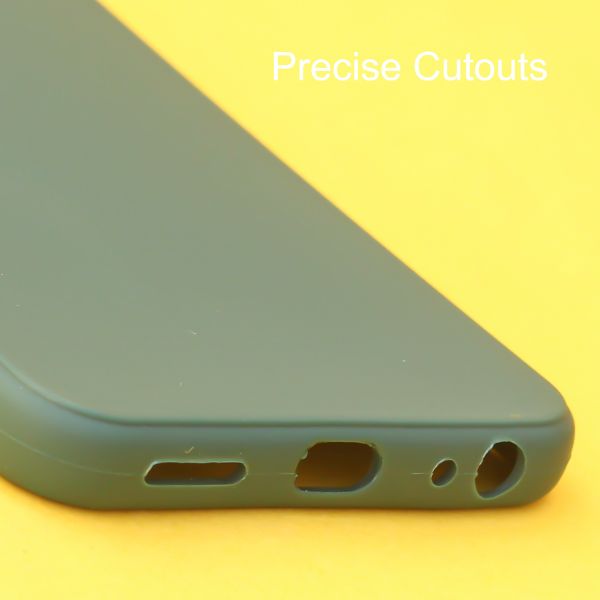 Dark Green candy  Silicone Case for Vivo T1 5G