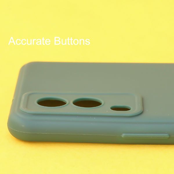 Dark Green candy  Silicone Case for Vivo V21E