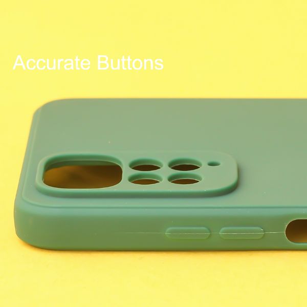 Dark Green Candy Silicone Case for Redmi Note 11