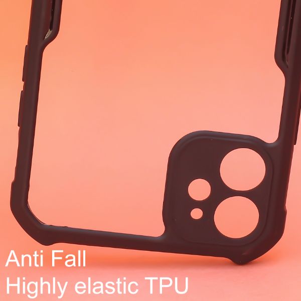 Shockproof Transparent Silicone Safe Case for Apple iphone 12