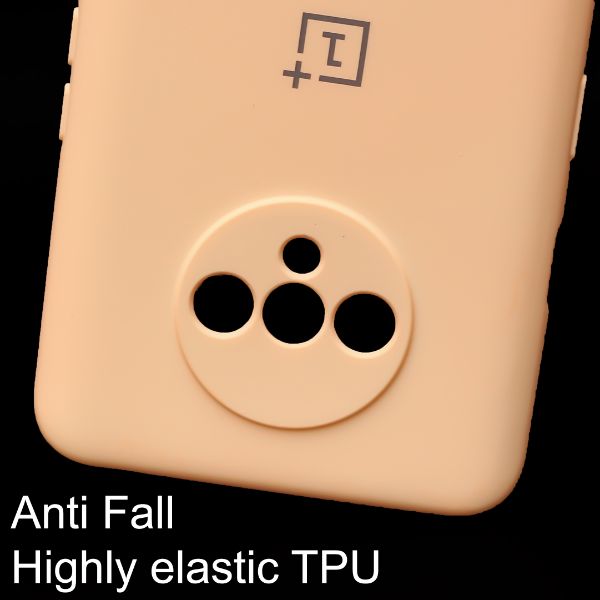 Peach candy silicone case for Oneplus 7T
