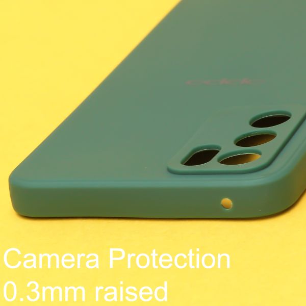 Dark Green Candy Silicone Case for Oppo Reno 6 5g