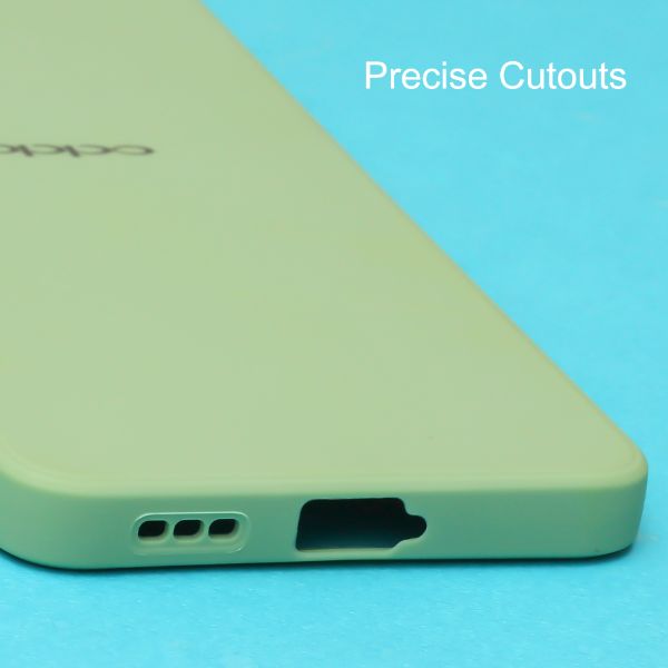 Light Green Candy Silicone Case for Oppo Reno 7