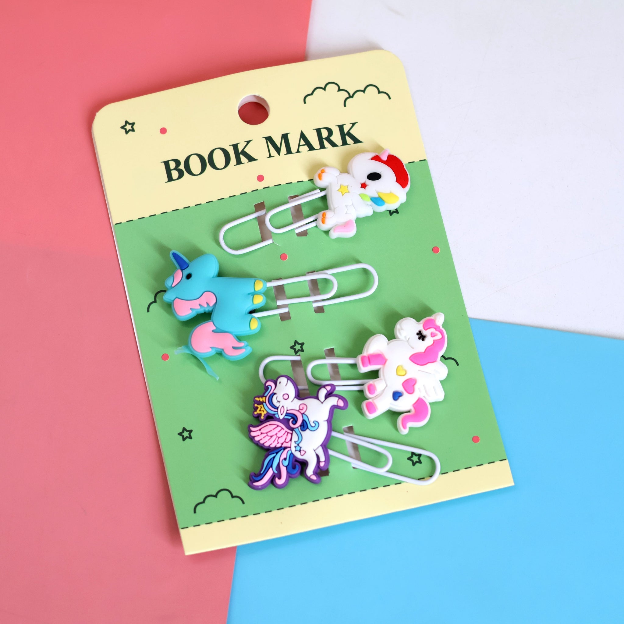 Unicorn Magic Bookmarks Paperclip Set of 4pcs