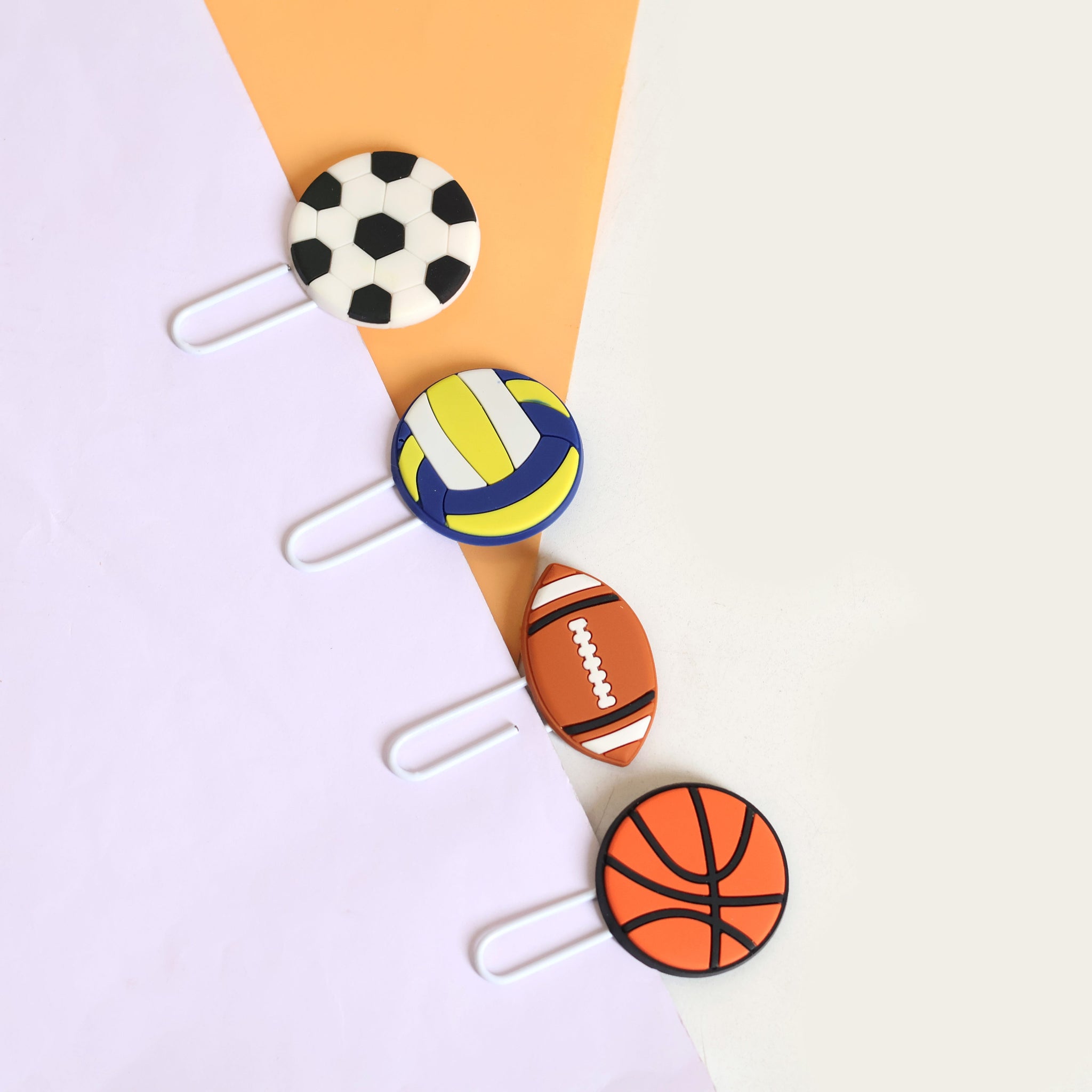 Football Bookmarks Paperclip Set of 4pcs