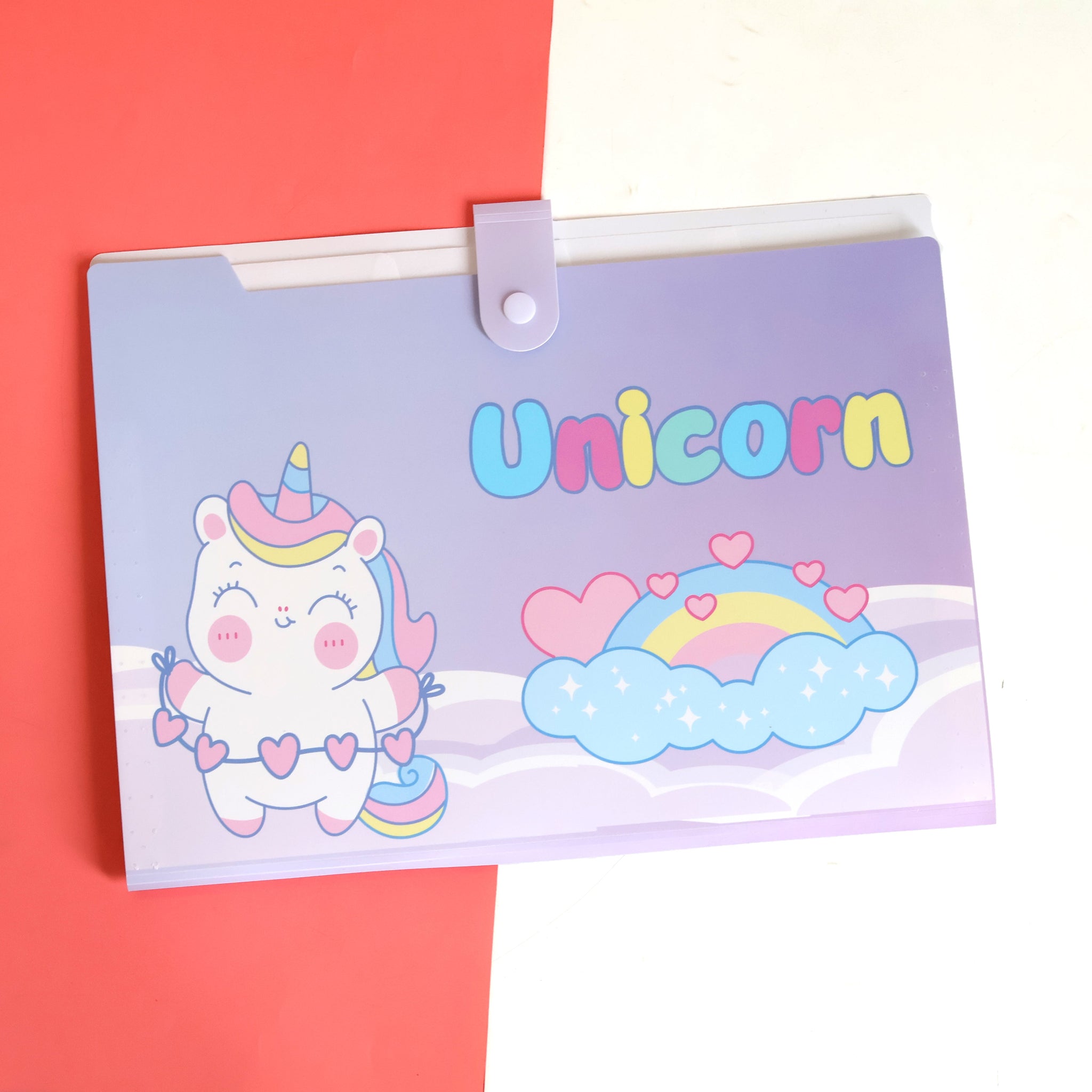 A4 Unicorn Dreams File Folder