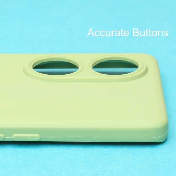 Light Green Candy Silicone Case for Oppo Reno 8T