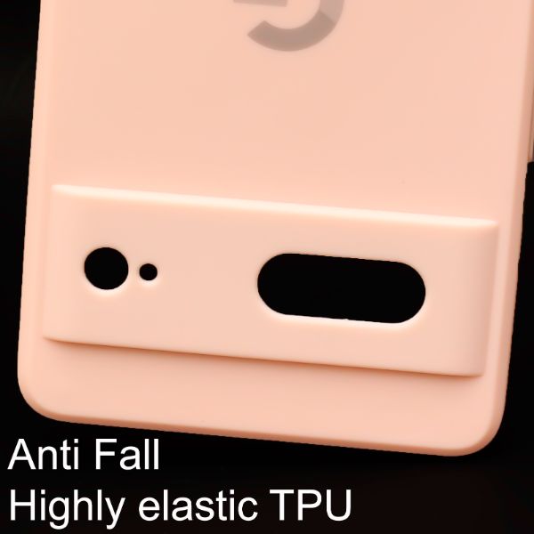 Peach Candy Camera Silicone Case for Google Pixel 7