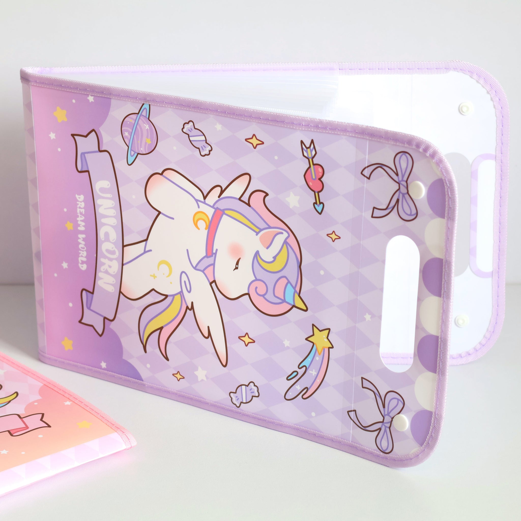 Unicorn A4 Document File Folder - 12 Slots