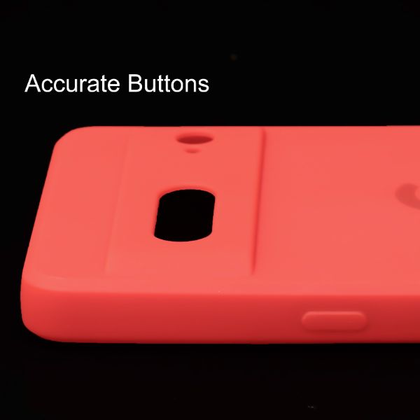 Red Candy Camera Silicone Case for Google Pixel 7