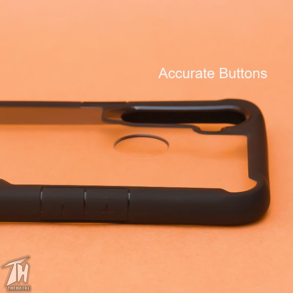 Shockproof silicone protective transparent Case for Realme 5