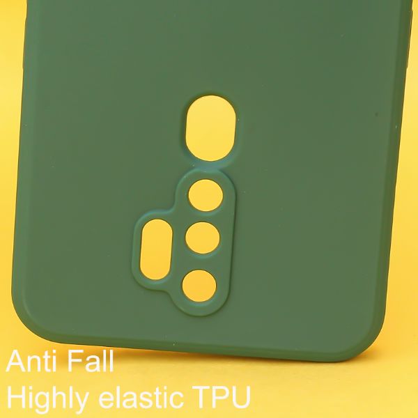 Dark Green Candy Silicone Case for Oppo A5 2020