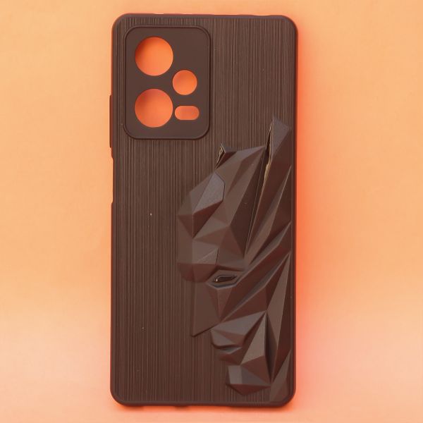 Superhero Engraved logo silicon Case for Redmi note 12 Pro