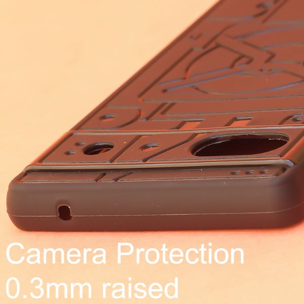 Cyber Engraved silicon Case for Google Pixel 6A