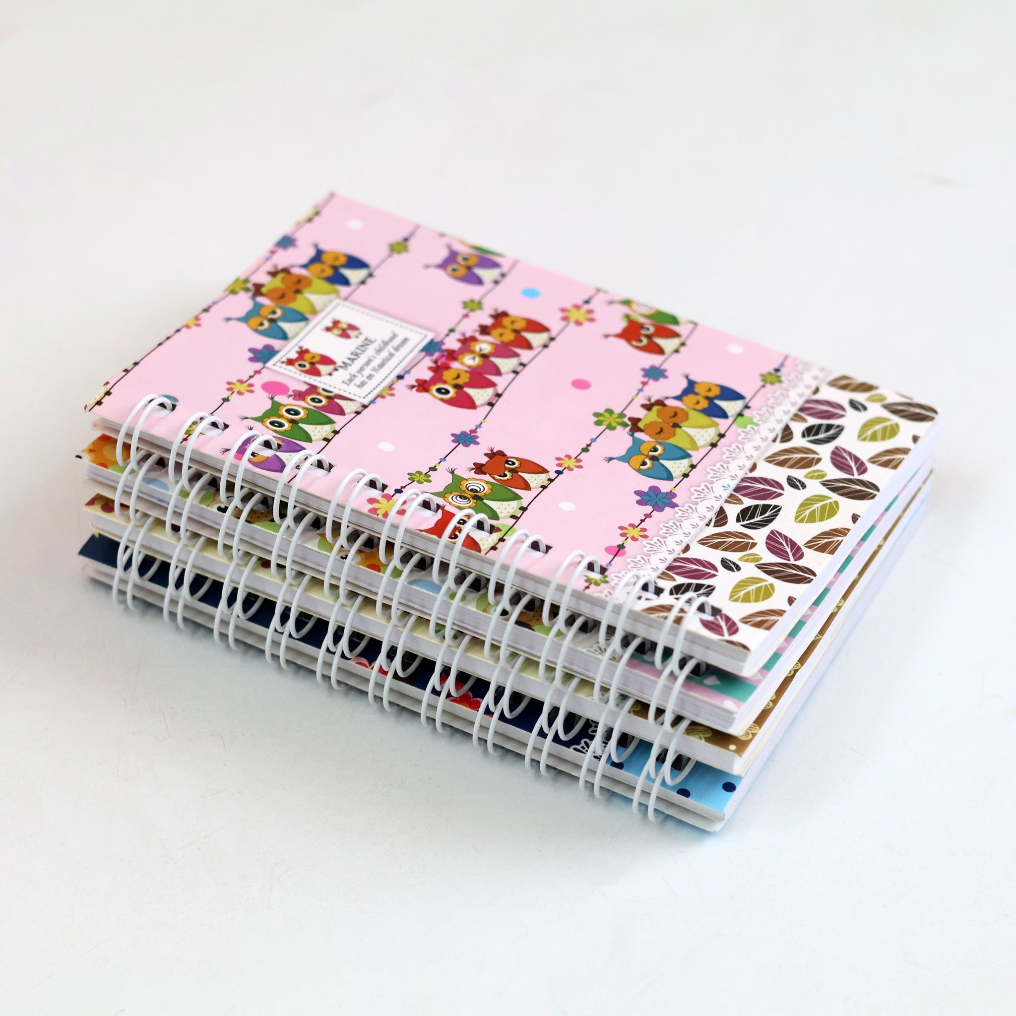 Owl Mini Pocket Spiral Diary