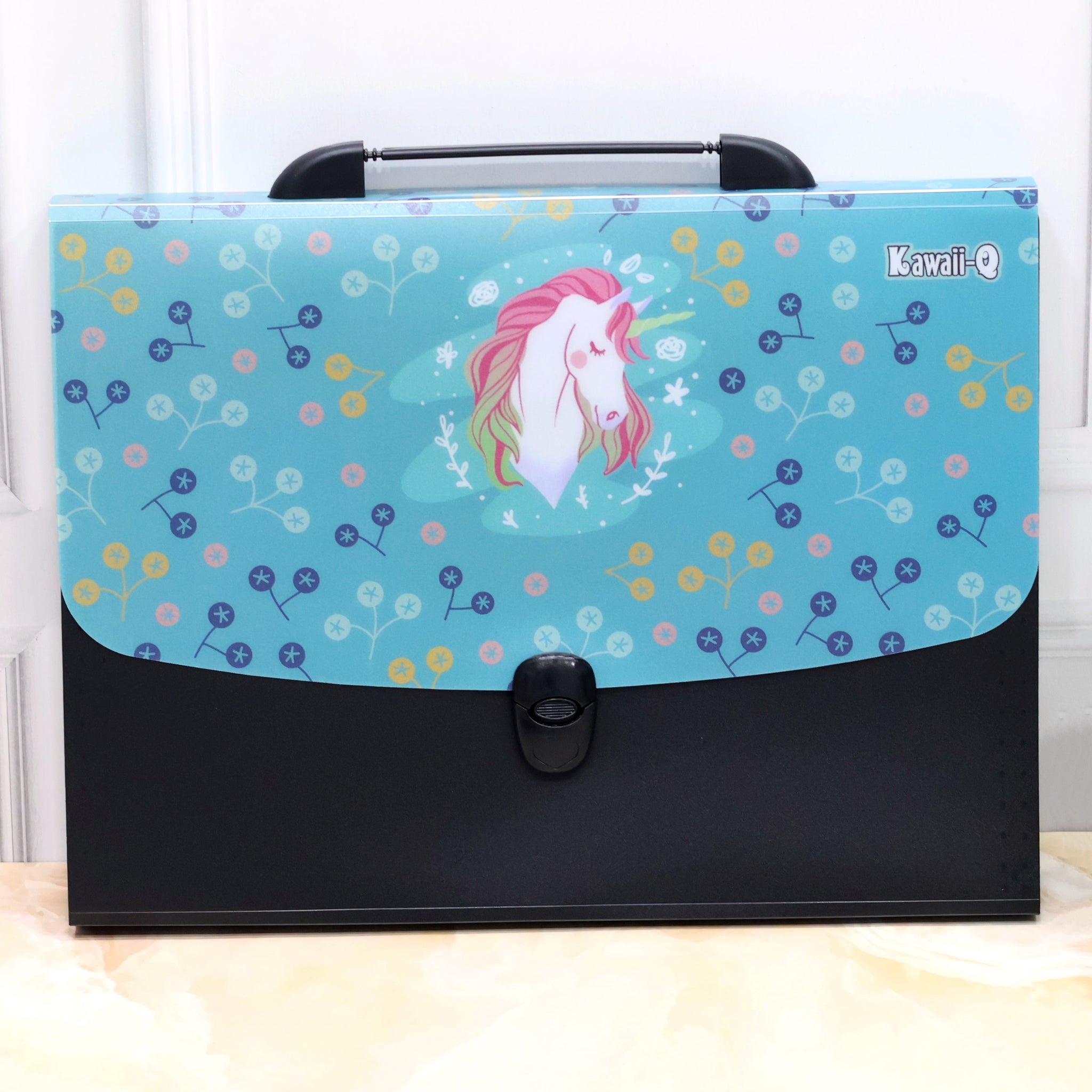 Unicorn File Folder With Handle And Push Lock! 📁🔒