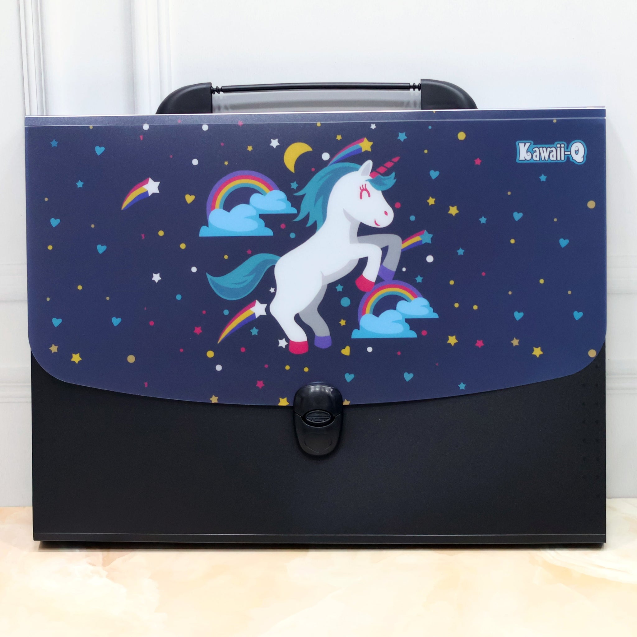 Unicorn File Folder With Handle And Push Lock! 📁🔒