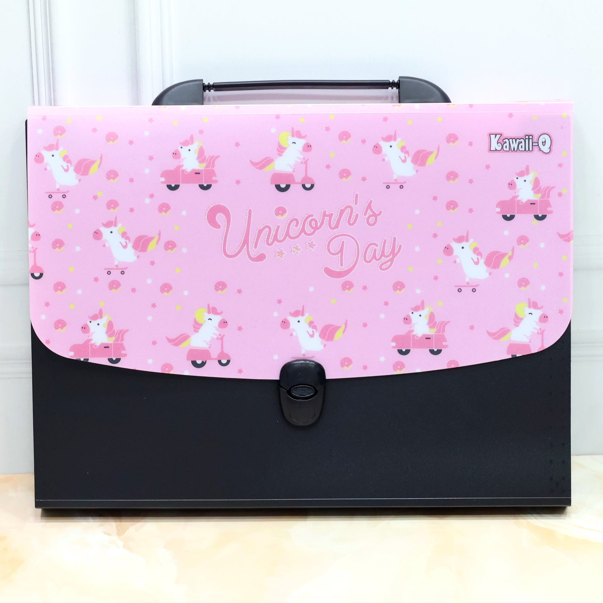 Unicorn File Folder With Handle And Push Lock! 📁🔒
