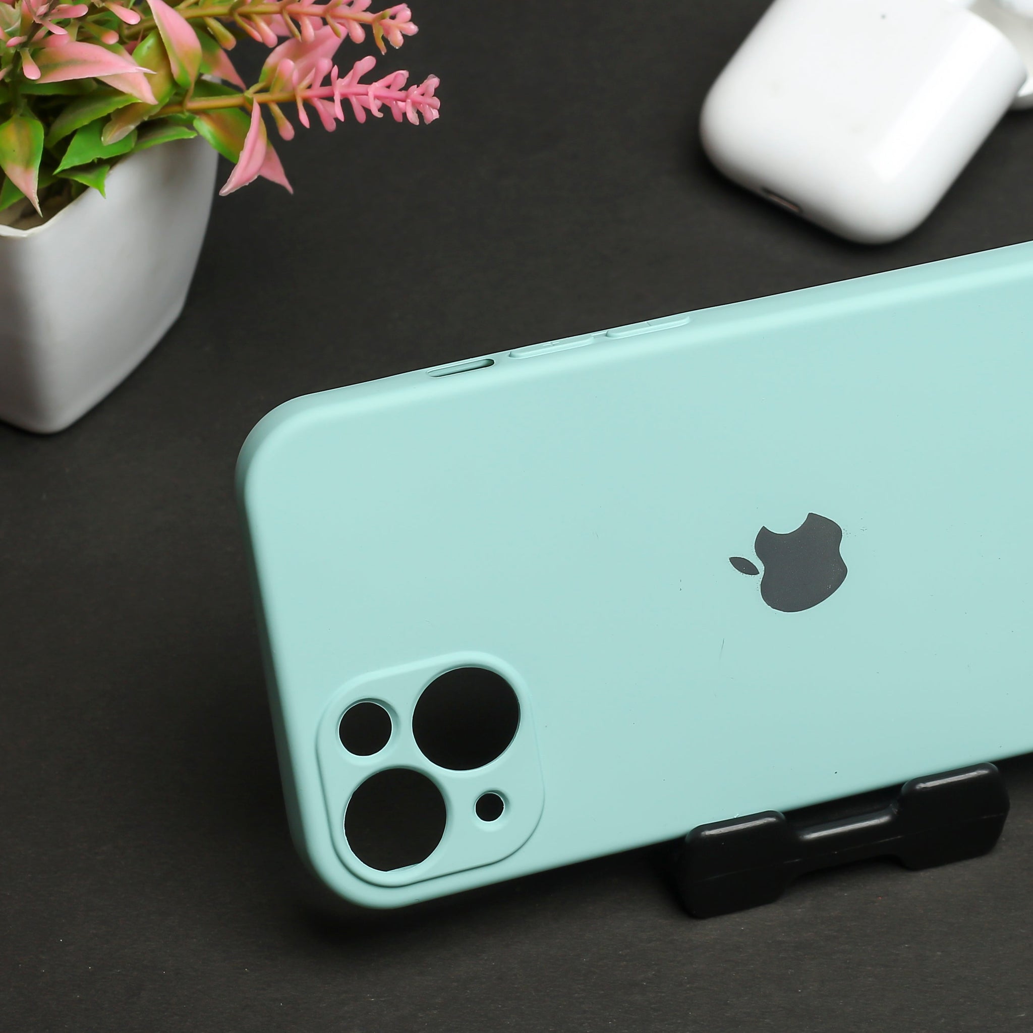 Light Blue Original Camera Silicone case for Apple iphone 14