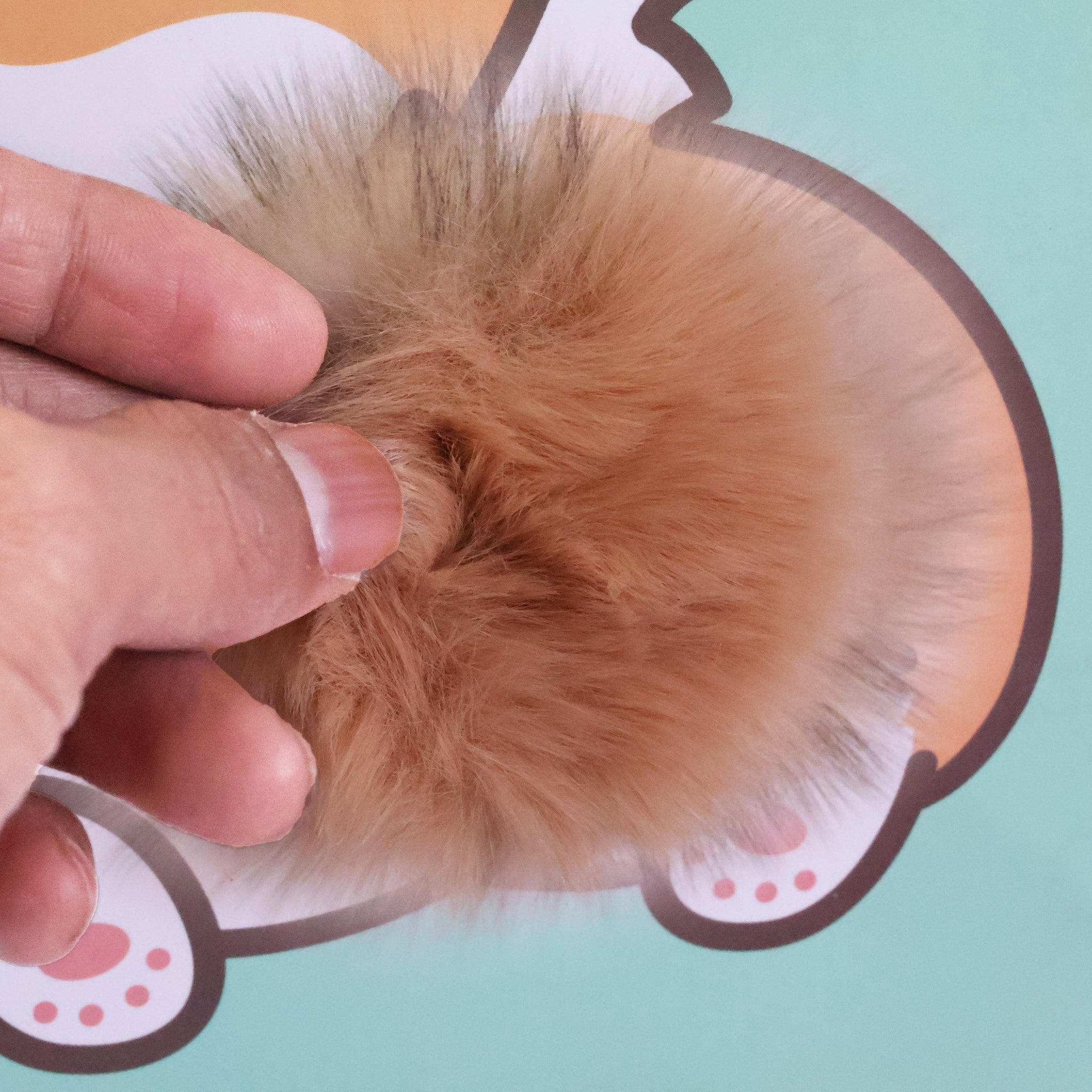 Cute Animal Furr Tail Paper Gift Bag