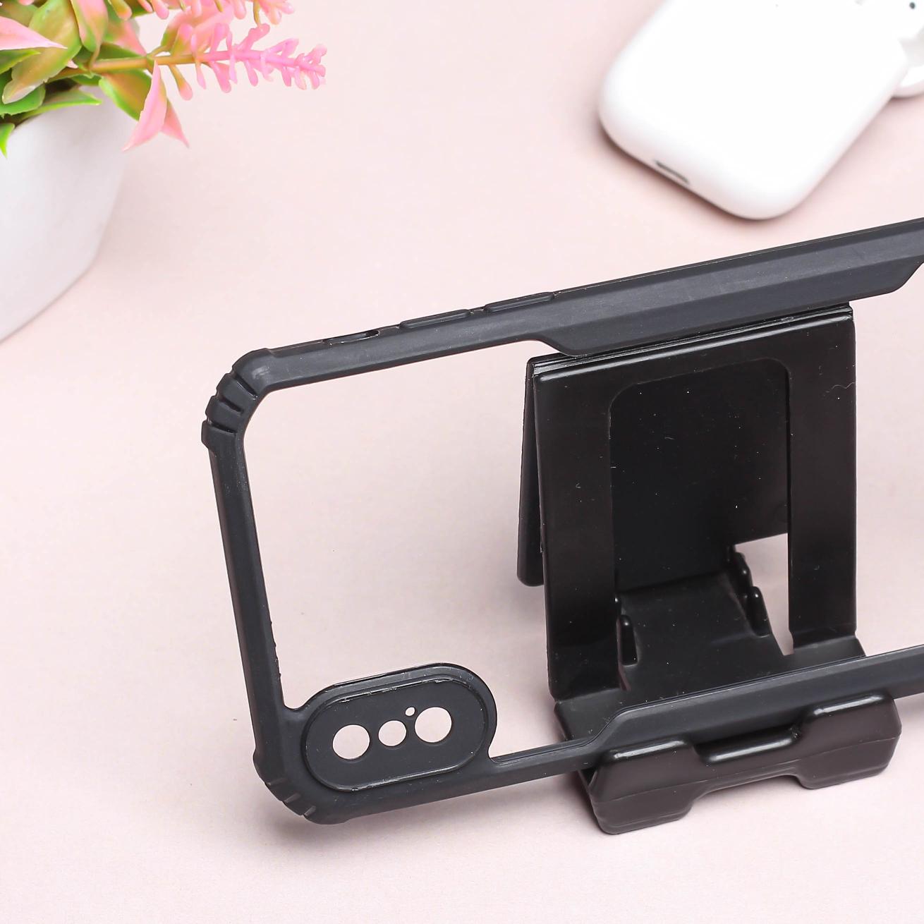 Hybrid Shockproof silicone protective transparent Case for Apple iphone Xs Max