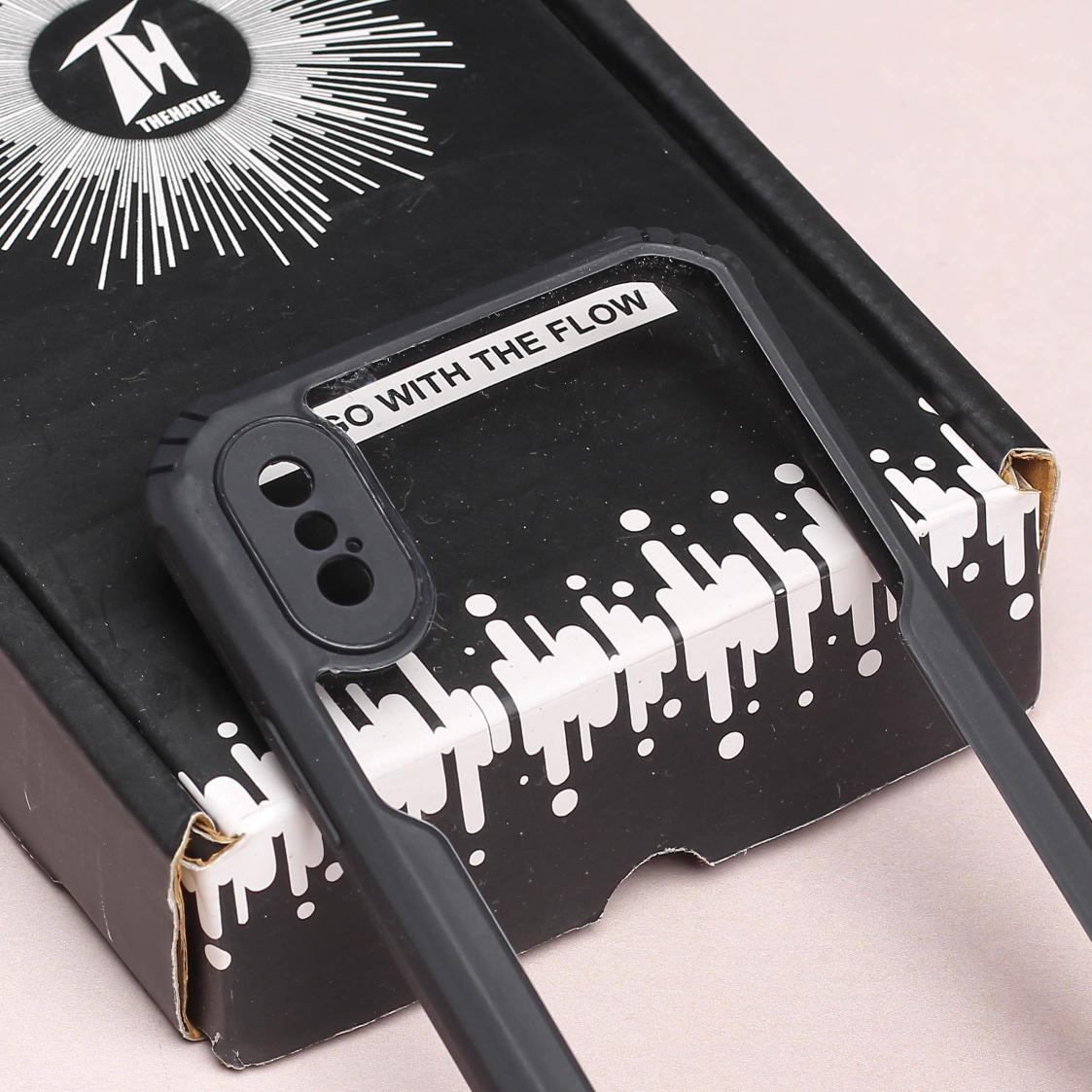 Hybrid Shockproof silicone protective transparent Case for Apple iphone Xs Max