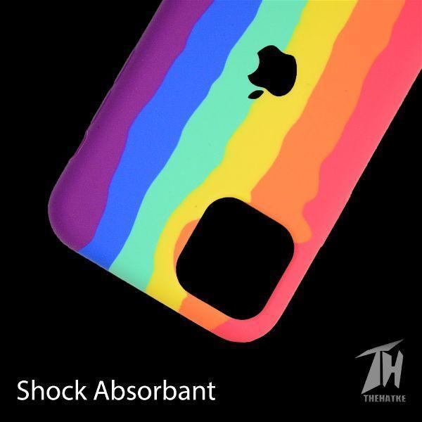 Rainbow Silicone Case for Apple iphone 13 mini