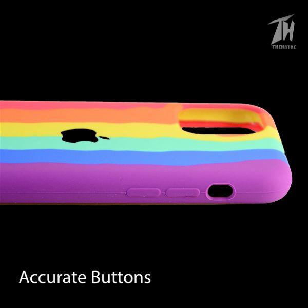 Rainbow Silicone Case for Apple iphone 13 Pro Max