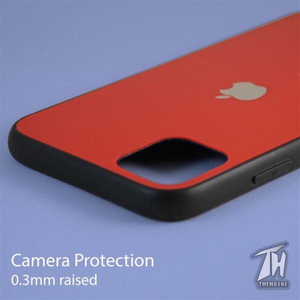 Red mirror Silicone Case for Apple iphone 11 pro max