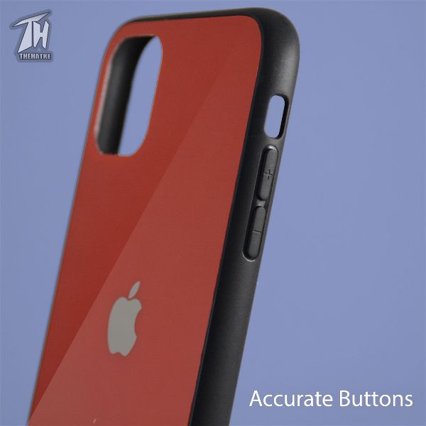 Red mirror Silicone Case for Apple iphone 11 pro max