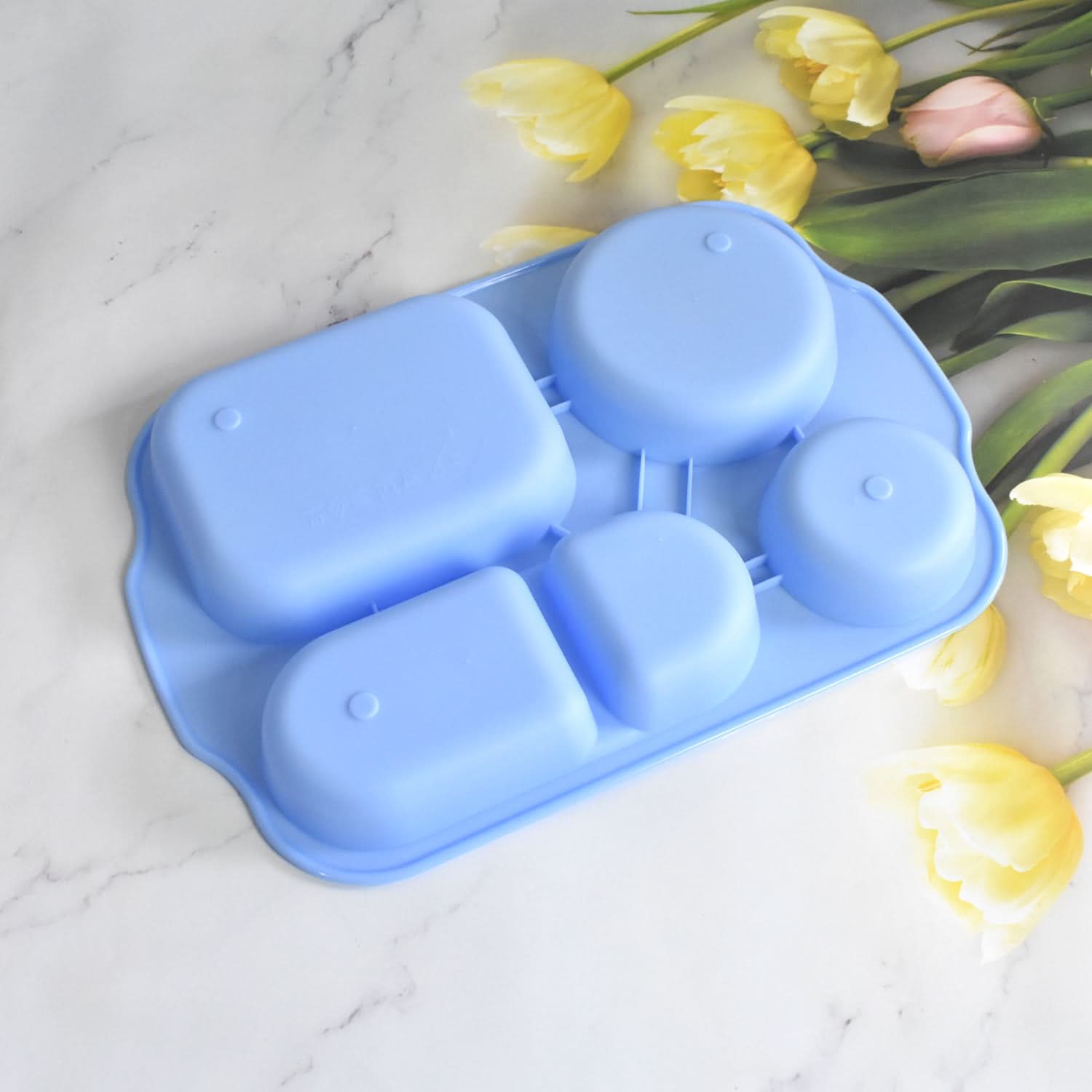 Unbreakable Plastic Food Platesbiodegradable 5 Compartment Square Plate For Food
